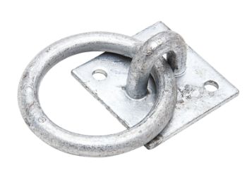 Vis detaljer for Surringsring varmforsinket 50x50xØ46/Ø8 Bilde av Surringsring varmforsinket 50x50xØ46/Ø8