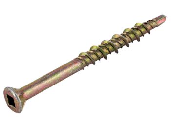 Bilde av Gulv-/listeskrue elforsinket gulkrom hvitt 50 stk.