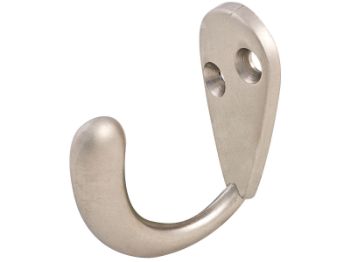 Bilde av Kleskrok enkel Zamak/krom matt 35x50mm