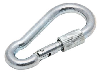 Bilde av Karabinkrok m/lås elforsinket 80x8x9mm