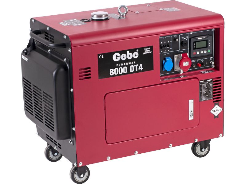 Bilde av Strømaggregat PM 8000 DT4 diesel, 400V, 6,5 kW