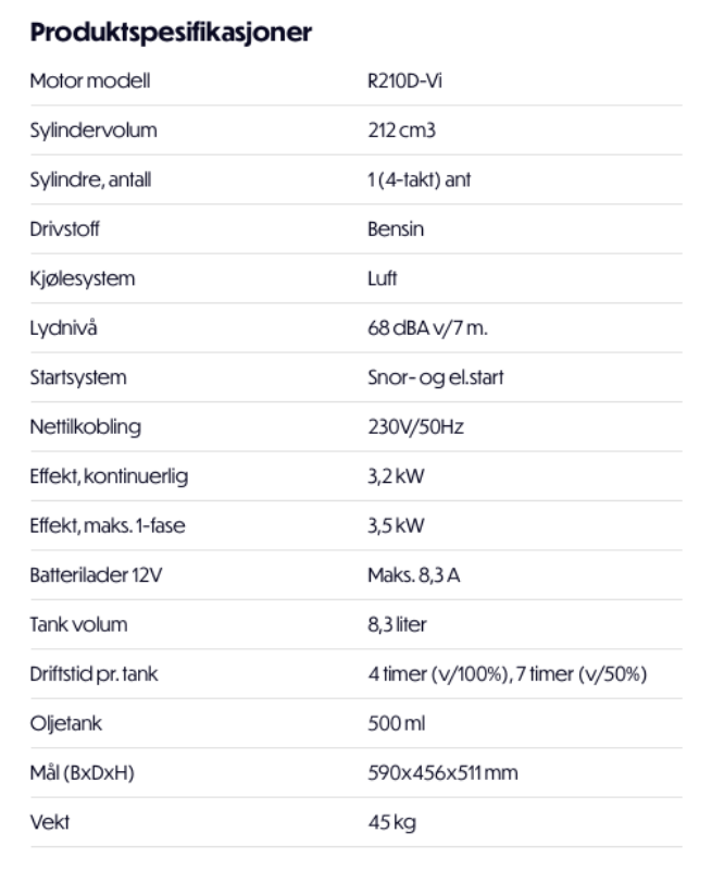 Bilde av Strømaggregat PM 4000iR inverter (brukt/demo)