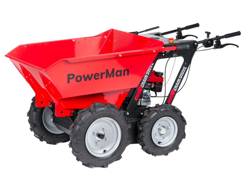 Bilde av Minidumper PM300M 300kg 4x4 bensin 6,5HK man tipp