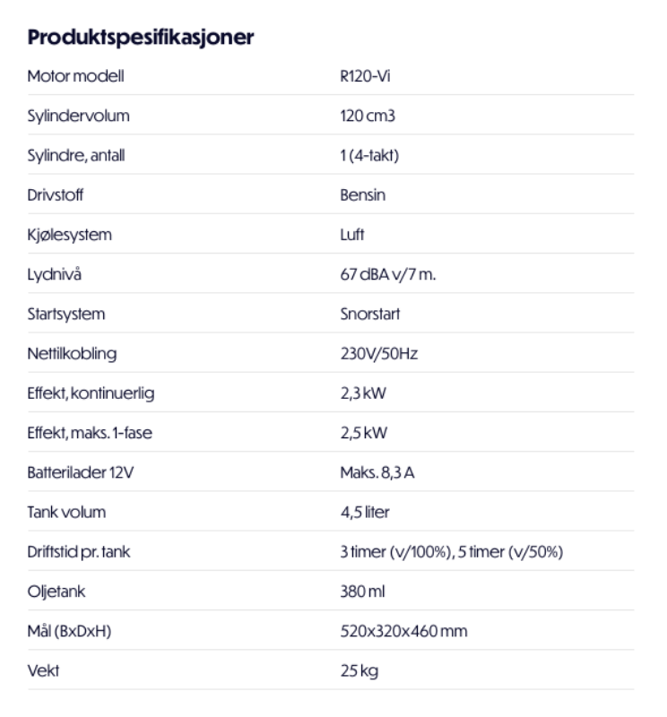 Bilde av Strømaggregat PM 3000iS inverter (brukt/demo)