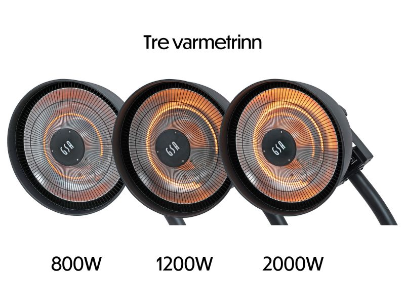 Bilde av Terrassevarmer PH2000AR 2 kW