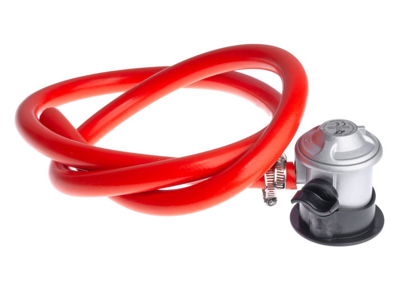 Bilde av Gassregulator Qlick-On m/1,5m med slange og slangeklemmer