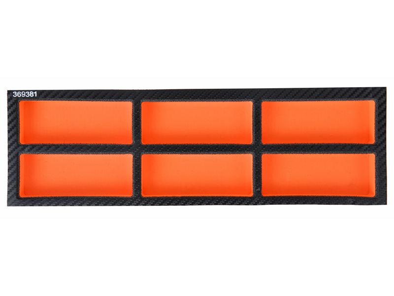 Bilde av Skuffeinndeling 6 rom 397x123x35mm