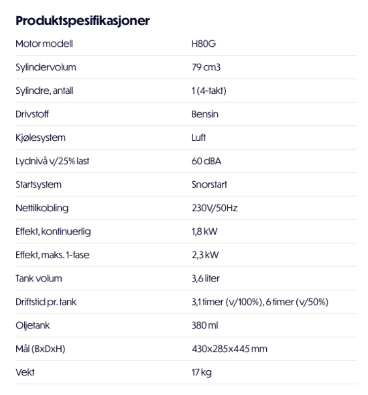 Bilde av Strømaggregat PM 2300iX inverter (brukt/demo)